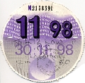 19971201 ROAD TAX DISK